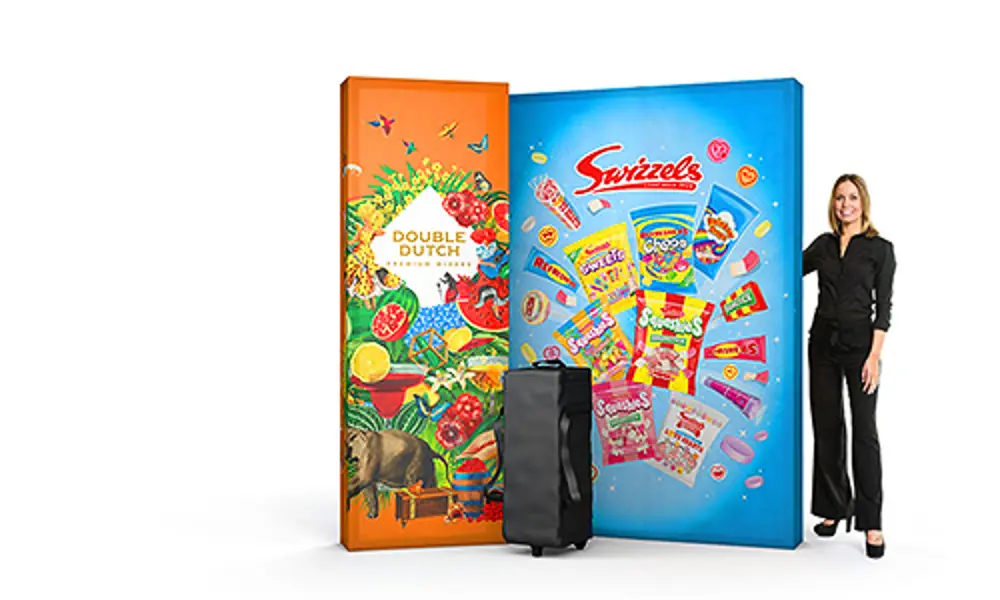 Fabric Pop Up Stands
