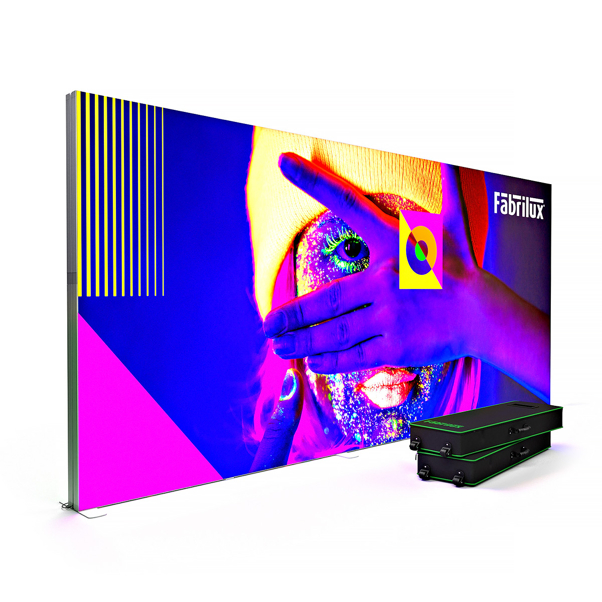 FABRILUX<sup>&reg;</sup> LED Lightbox Display Exhibition Stand 5000 x 2250mm