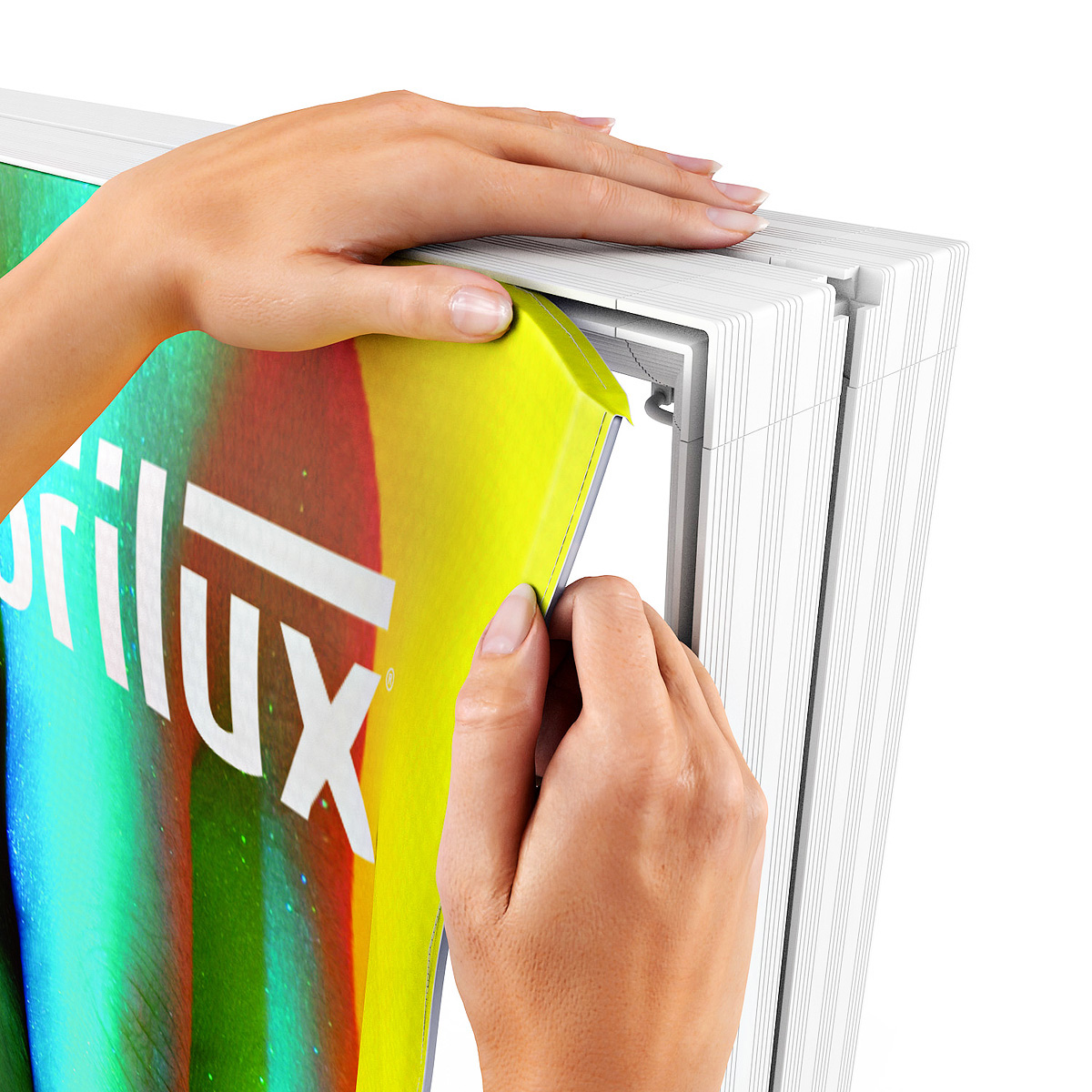 LED Fabric Lightbox Printing SEG Graphics Installation