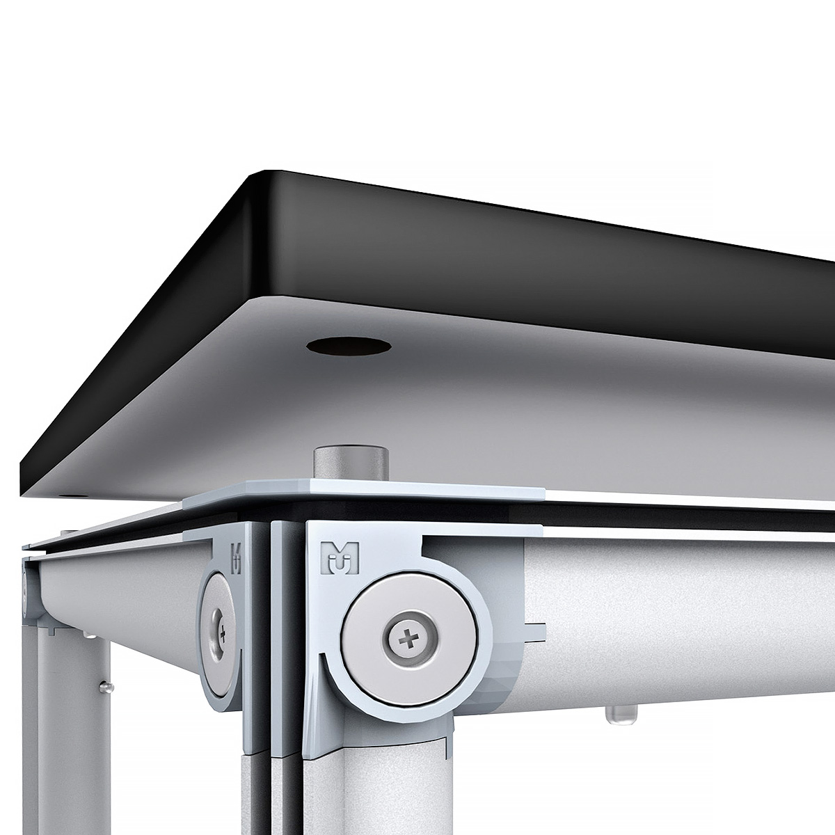 MAGNTEX® Exhibition Counter Display Wooden Countertop Slots into Position