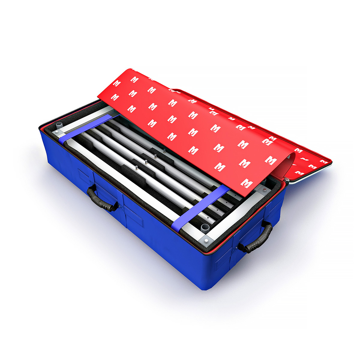 MAGNTEX® Exhibition Counter Display Portable Wheeled Case Trolley Bag