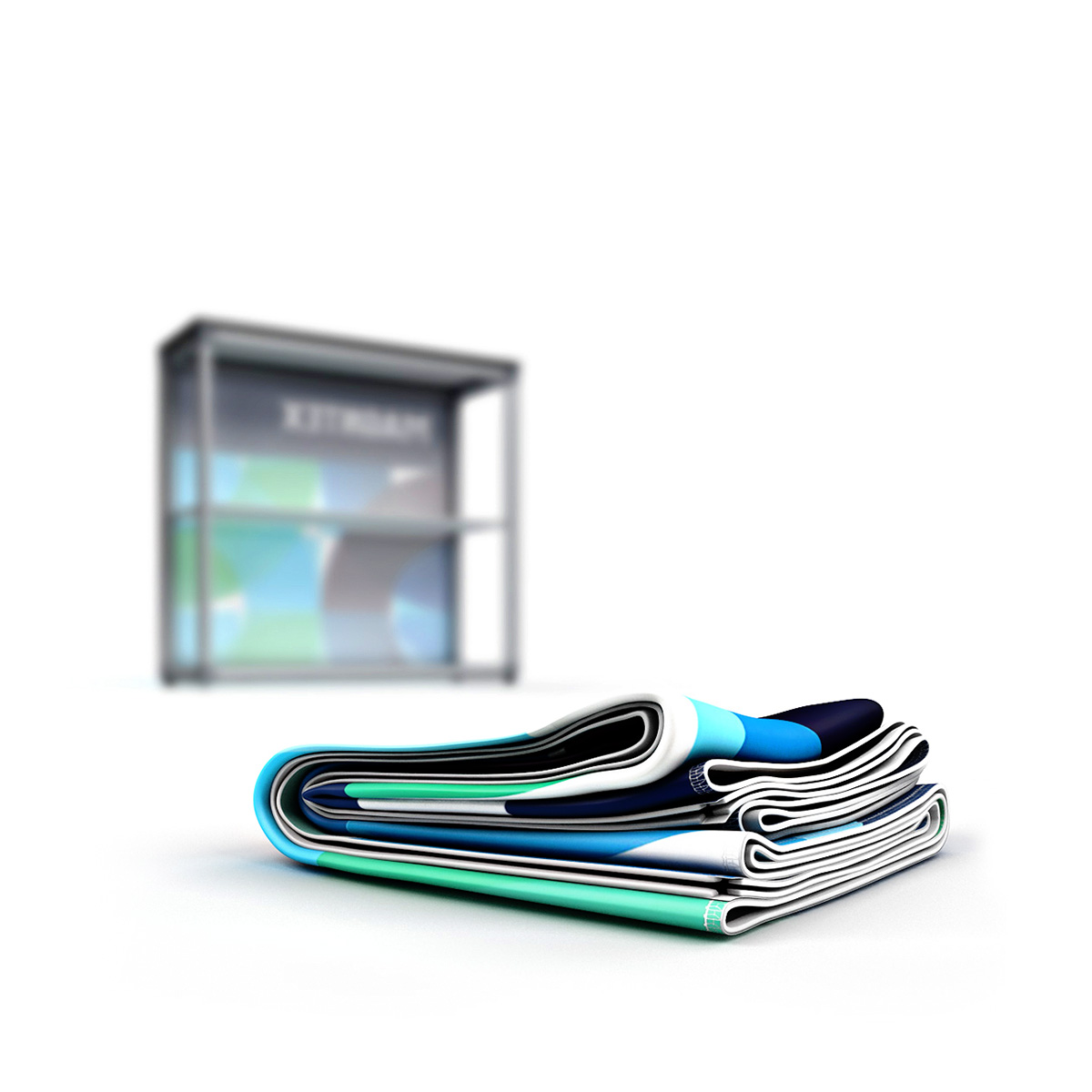 MAGNTEX® Exhibition Counter Display Replacement Graphic Front/Back Panel